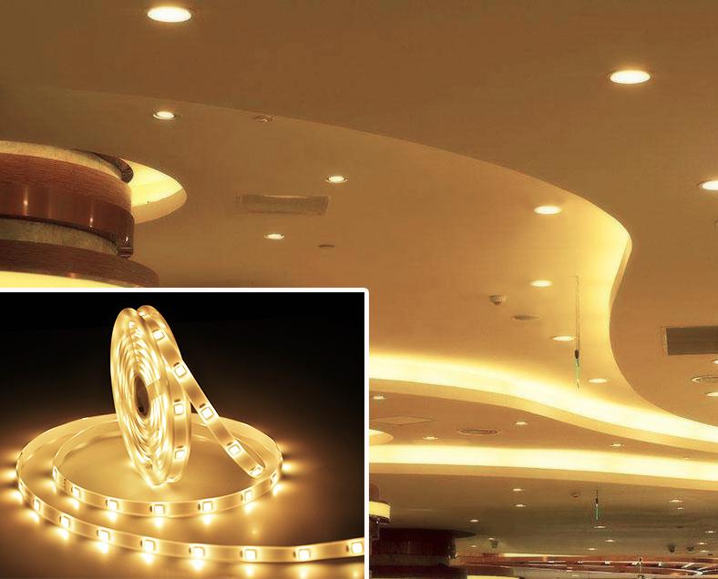 ¿Cómo crear una iluminación de contorno con una tira de luz LED?