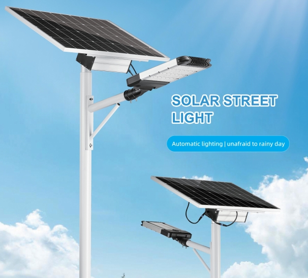 ¿Cuál es la diferencia entre la luz solar de la calle solar integrada y la luz de la calle solar dividida?